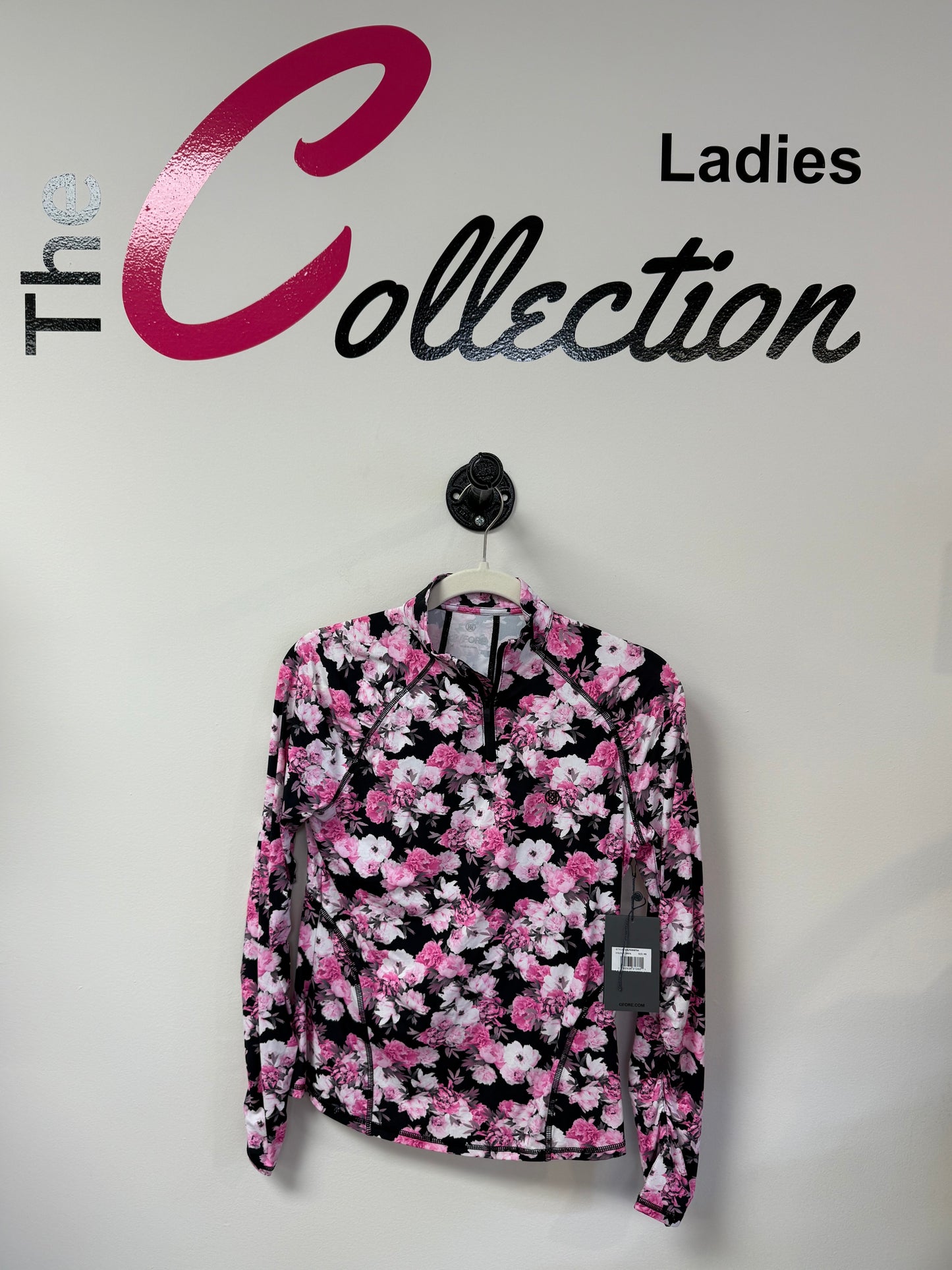 G/Fore Floral Quarter Zip Pullover-Size XS-NWT